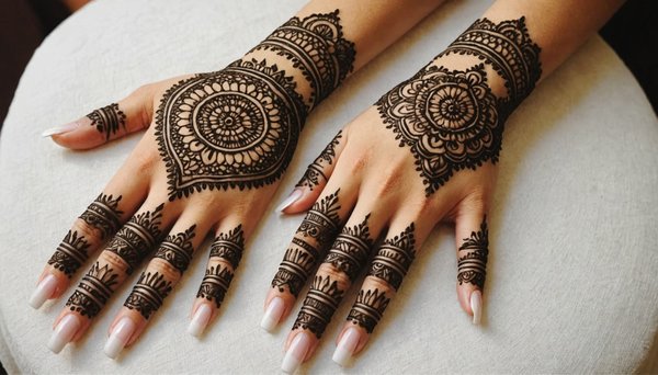 Modèles modernes de henné pour des mains élégantes et créatives